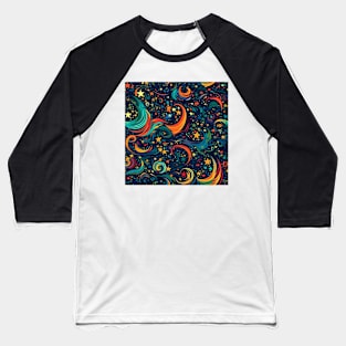 Ignite Your Style with the Magic of the Night Sky: Discover Our 'Starry Night' Apparel! Baseball T-Shirt